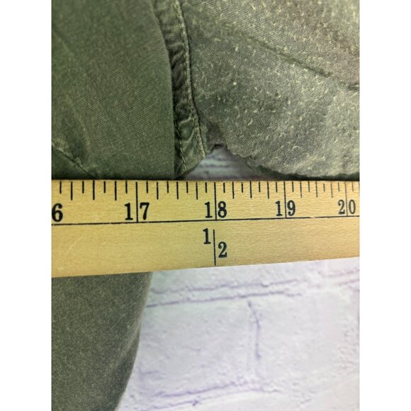 Angie Womens Embroidered Utility Jacket Medium with Pockets & Drawstring Waist - Picture 7 of 10